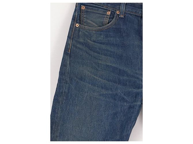 Levi's Blaue Denim Shorts Baumwolle Größe 33 - Ansicht 4