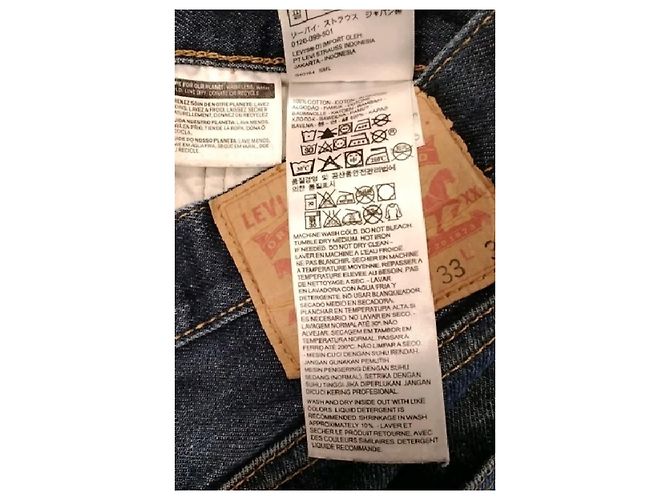 Levi's Blaue Denim Shorts Baumwolle Größe 33 - Ansicht 6