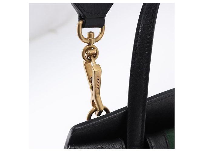 GUCCI Bijou Butterfly Hand Bag Leather 2way 505342 - vista 17