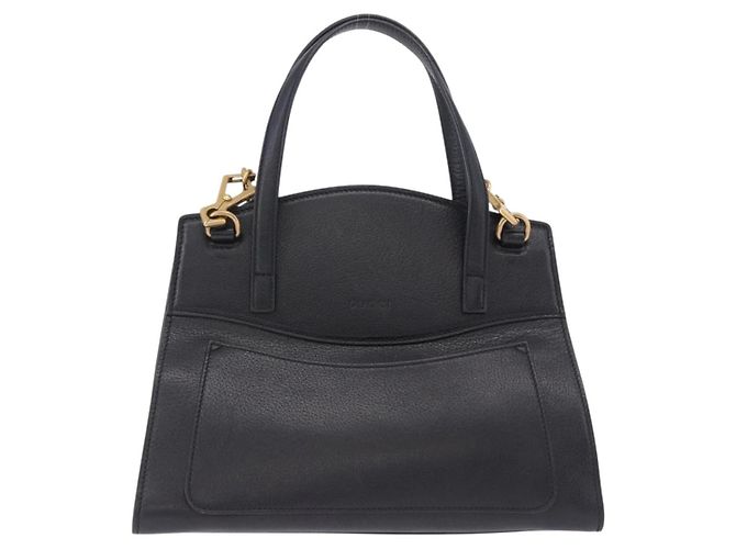 GUCCI Bijou Butterfly Hand Bag Leather 2way 505342 - vista 3