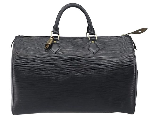 LOUIS VUITTON Epi Speedy 30 Hand Bag Noir Black M43002 LV - vista 13