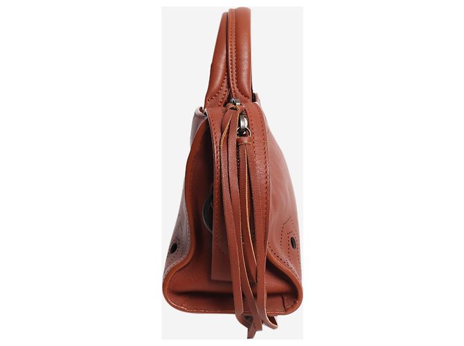 Balenciaga Mini City Tasche braunes Leder - Ansicht 4