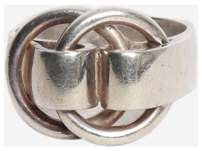 Hermès Silver Deux Anneaux Ring Silber - Ansicht 2