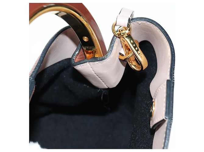 MARNI Panniers Hand Bag Leather 2way Beige Gold - vista 23