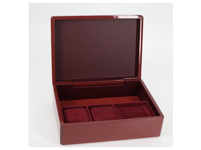 Hermès HERMES Daedalus Facet H Jewelry Box plastic Red - vista 10