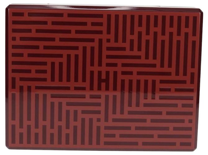 Hermès HERMES Daedalus Facet H Jewelry Box plastic Red - vista 13