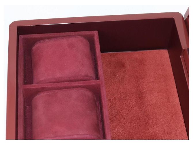 Hermès HERMES Daedalus Facet H Jewelry Box plastic Red - vista 21
