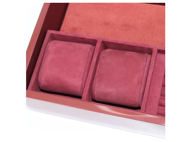 Hermès HERMES Daedalus Facet H Jewelry Box plastic Red - vista 22