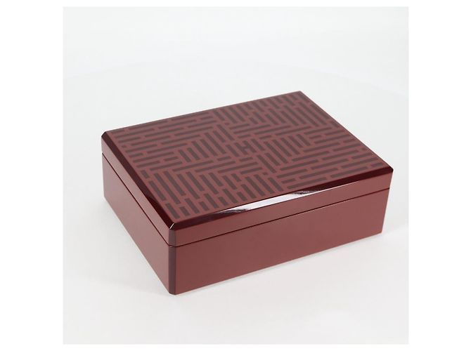 Hermès HERMES Daedalus Facet H Jewelry Box plastic Red - vista 9