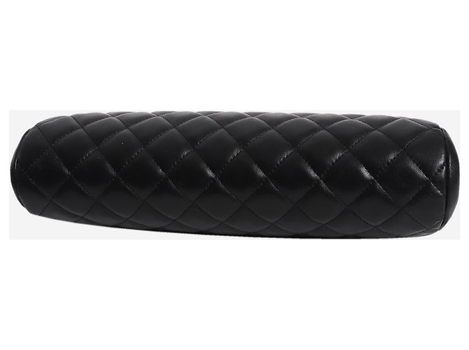 Chanel Clutch Timeless Classic trapuntata a diamante nera 2008 - vista 3