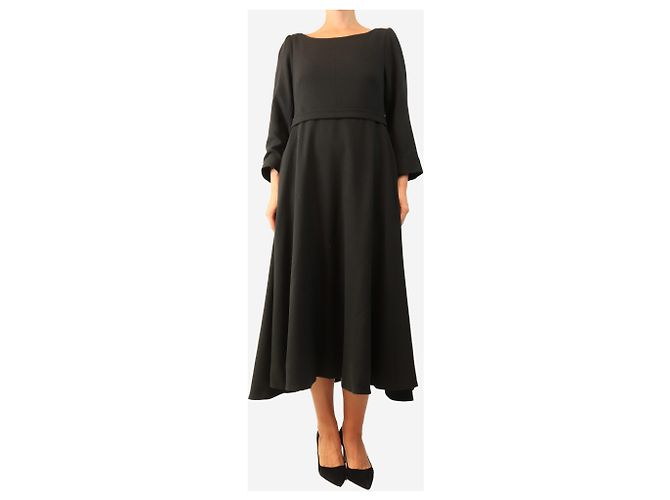 Autre Marque Esme Midi-Kleid Schwarz - size - Ansicht 3