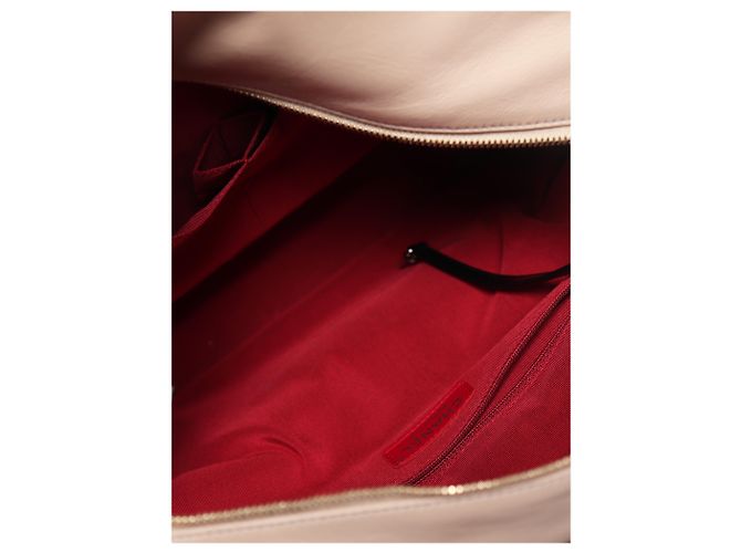 Chanel Borsa tote matelassé Gabrielle 2017 in pelle di agnello beige - vista 7