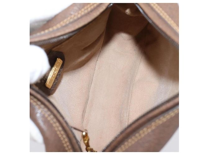GUCCI GG Supreme Shoulder Bag PVC Beige Gold - vista 17