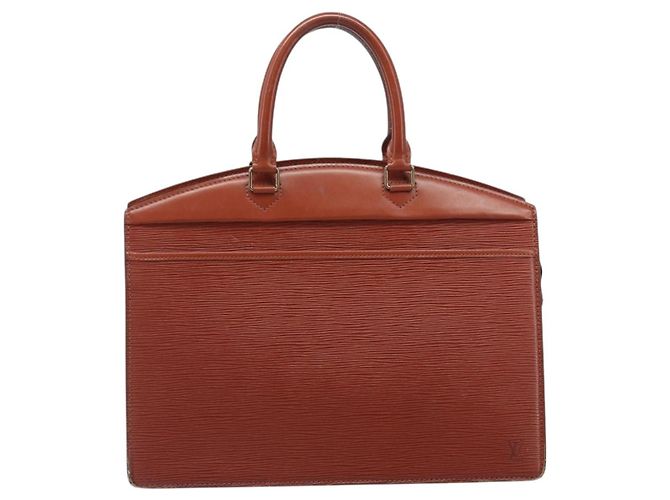 LOUIS VUITTON Epi Riviera Hand Bag Brown M48183 LV - vista 2