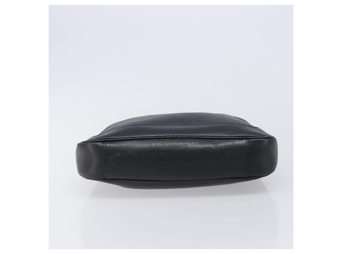 GUCCI Bamboo Hand Bag Leather Black Silver 001 4095 - vista 9