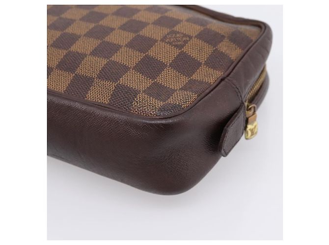 LOUIS VUITTON Damier Ebene Trousse Toilette 25 Clutch Bag N47624 LV - vista 10
