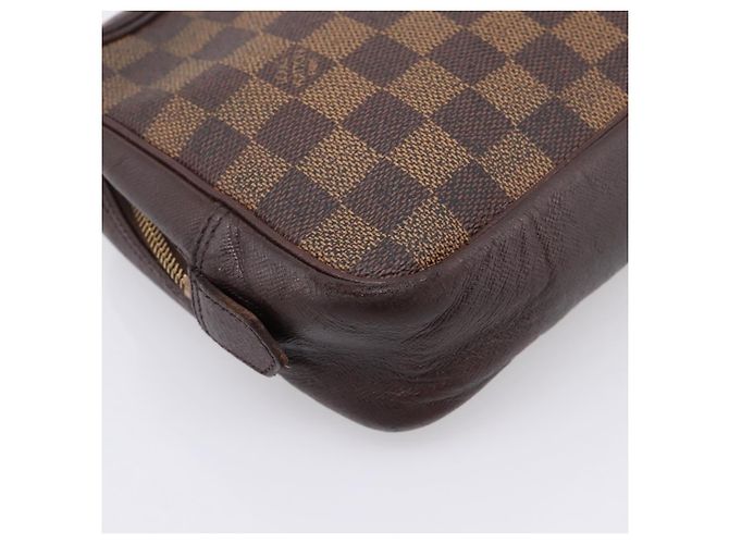 LOUIS VUITTON Damier Ebene Trousse Toilette 25 Clutch Bag N47624 LV - vista 11