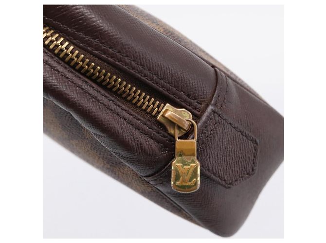LOUIS VUITTON Damier Ebene Trousse Toilette 25 Clutch Bag N47624 LV - vista 12
