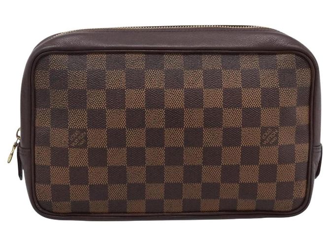LOUIS VUITTON Damier Ebene Trousse Toilette 25 Clutch Bag N47624 LV - vista 2