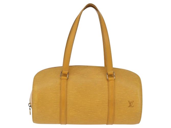 LOUIS VUITTON Epi Soufflot Hand Bag Yellow M52229 LV - vista 2