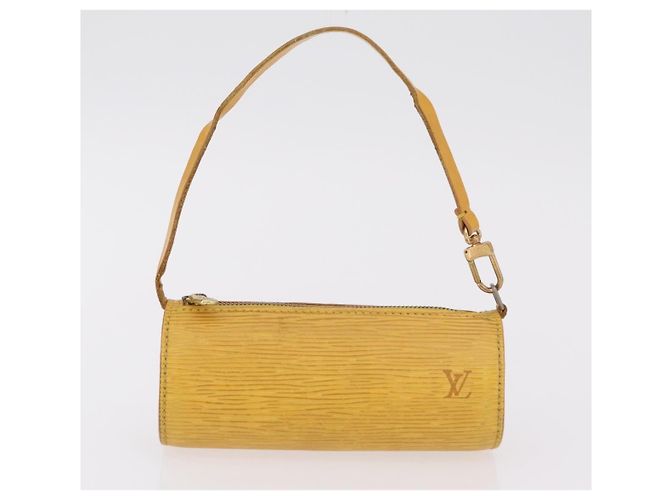LOUIS VUITTON Epi Soufflot Hand Bag Yellow M52229 LV - vista 26