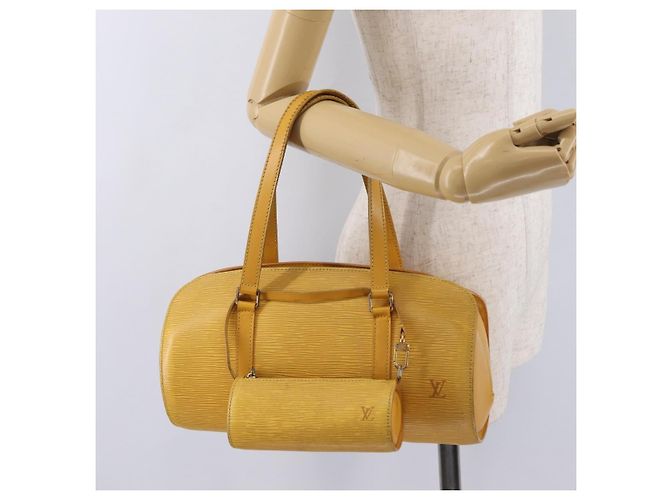 LOUIS VUITTON Epi Soufflot Hand Bag Yellow M52229 LV - vista 29