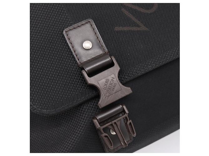 LOUIS VUITTON Damier Geant Roux Shoulder Bag Black M93079 LV - vista 16