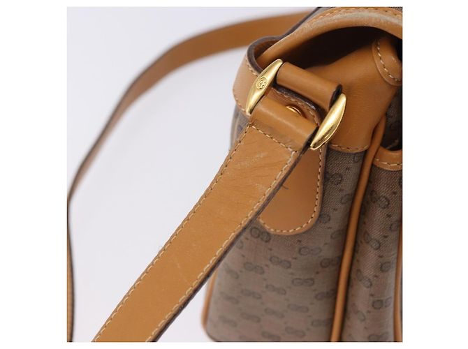 GUCCI Micro GG Shoulder Bag PVC Leather Beige Gold Tone 001 116 0925 - vista 21
