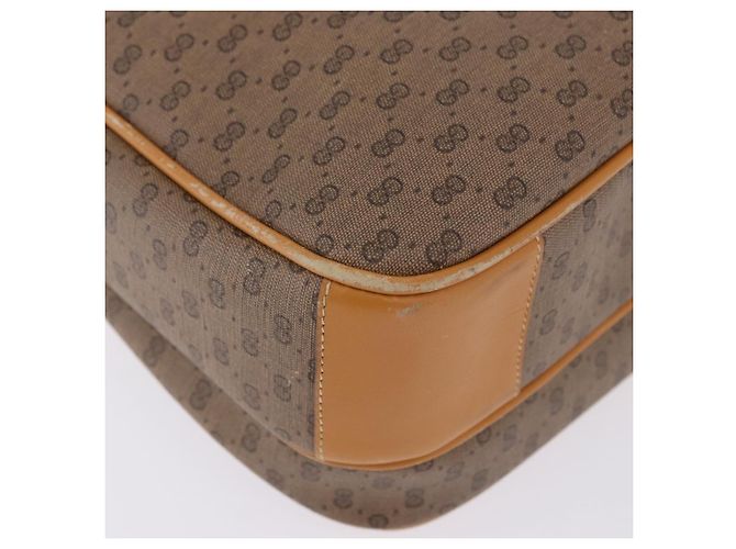 GUCCI Micro GG Shoulder Bag PVC Leather Beige Gold Tone 001 116 0925 - vista 25