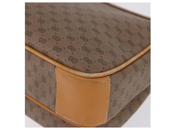 GUCCI Micro GG Shoulder Bag PVC Leather Beige Gold Tone 001 116 0925 - vista 26