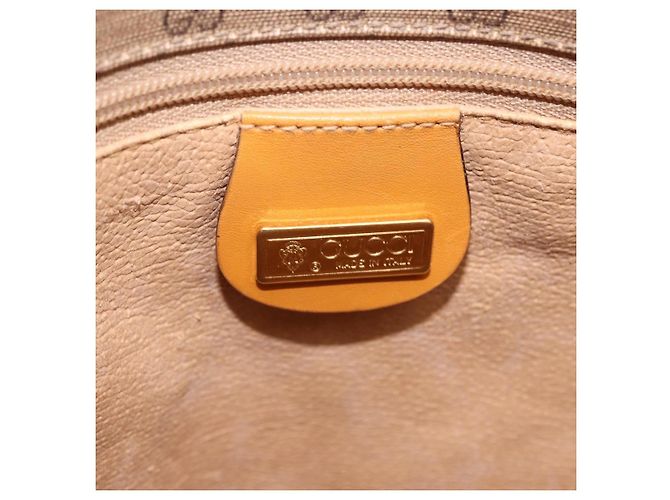GUCCI Micro GG Shoulder Bag PVC Leather Beige Gold Tone 001 116 0925 - vista 32