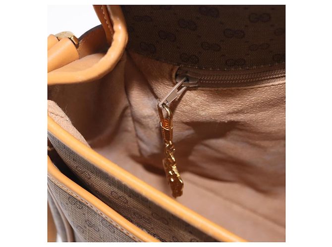 GUCCI Micro GG Shoulder Bag PVC Leather Beige Gold Tone 001 116 0925 - vista 35
