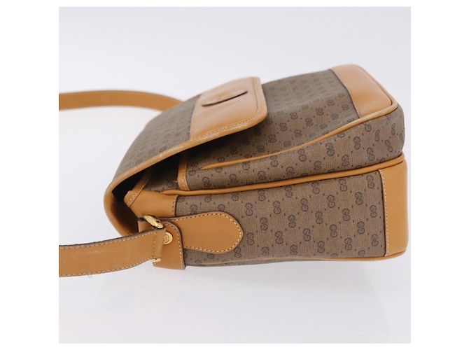 GUCCI Micro GG Shoulder Bag PVC Leather Beige Gold Tone 001 116 0925 - vista 7
