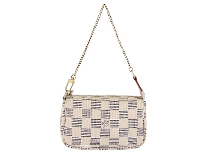 LOUIS VUITTON Damier Azur Mini Pochette Accessoires Pouch N58010 LV - vista 13