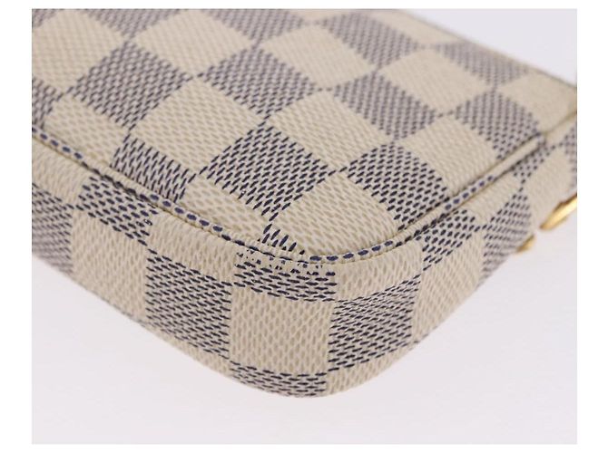 LOUIS VUITTON Damier Azur Mini Pochette Accessoires Pouch N58010 LV - vista 16