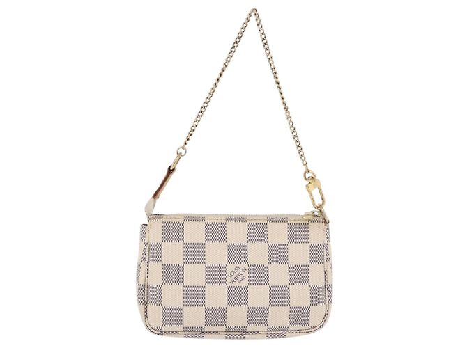 LOUIS VUITTON Damier Azur Mini Pochette Accessoires Pouch N58010 LV - vista 2