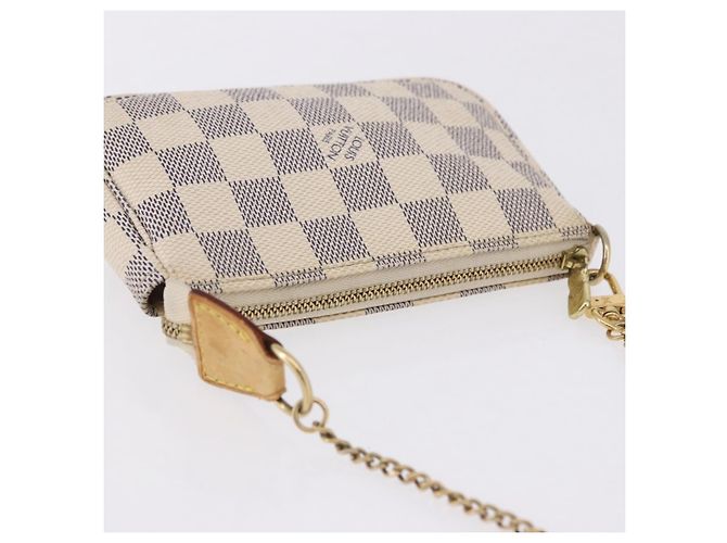 LOUIS VUITTON Damier Azur Mini Pochette Accessoires Pouch N58010 LV - vista 6