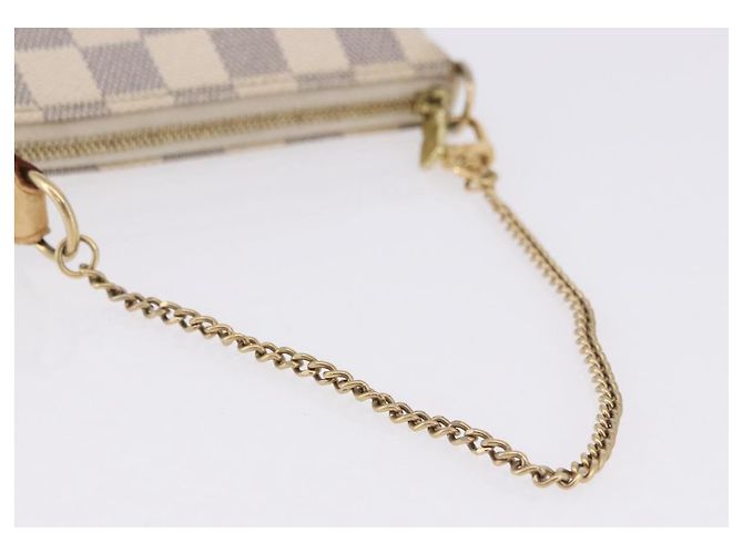 LOUIS VUITTON Damier Azur Mini Pochette Accessoires Pouch N58010 LV - vista 7