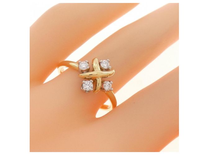 Autre Marque Tiffany & Co. Ehering aus Platin und Gelbgold - Ansicht 5