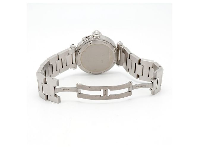 Orologio da uomo Cartier Pasha C W31074M7 Quadrante Argento - vista 4