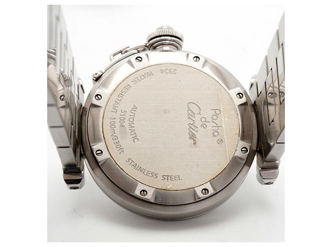 Orologio da uomo Cartier Pasha C W31074M7 Quadrante Argento - vista 5