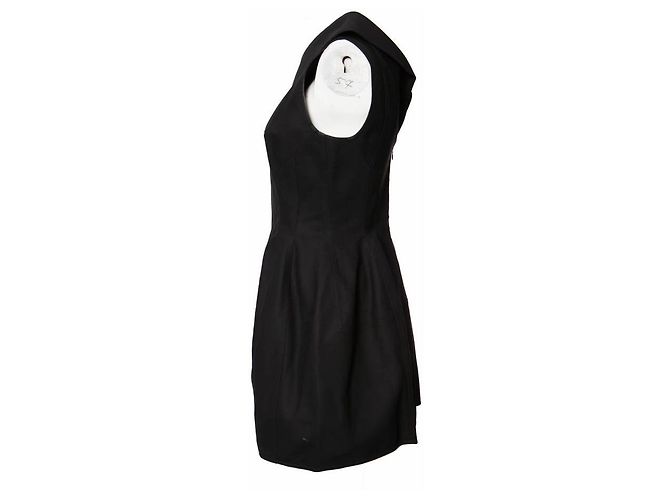 Alaïa, vestido tecido preto. - vista 2