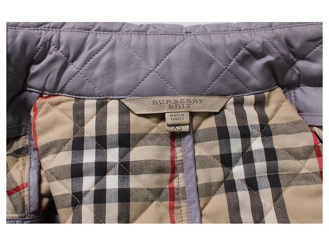 Burberry, lila purple gesteppte Windjacke - Ansicht 6