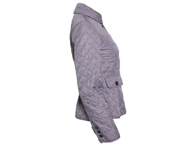 Burberry, lila purple gesteppte Windjacke - Ansicht 3