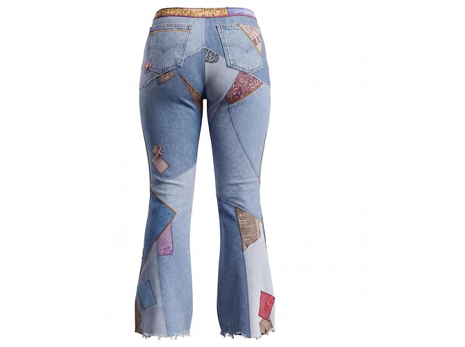 Roberto Cavalli Patchwork Jeans - view 2
