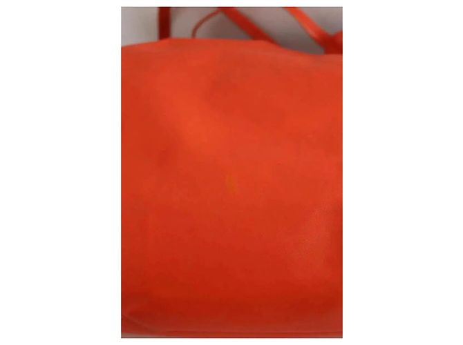 Cabas Céline Oranger Leder-Horizontal-Shopper - Ansicht 6