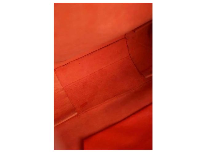 Cabas Céline Oranger Leder-Horizontal-Shopper - Ansicht 8