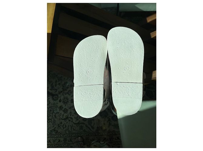 Sandali Chanel multicolore in pelle matelassé - vista 4
