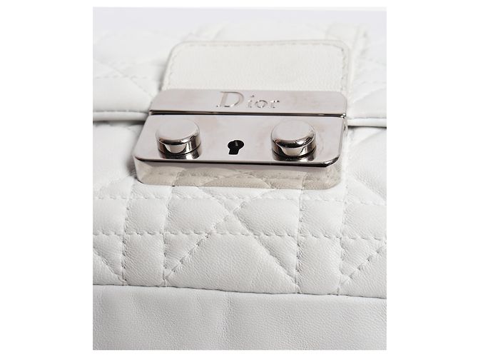 Borsa Miss Dior 2010 bianca - vista 4