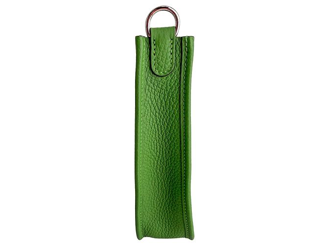 Hermès Evelyne 16 TPM Pelle Taurillon Clemence Amazone Hobo Crossbody Vert Yucca - vista 5